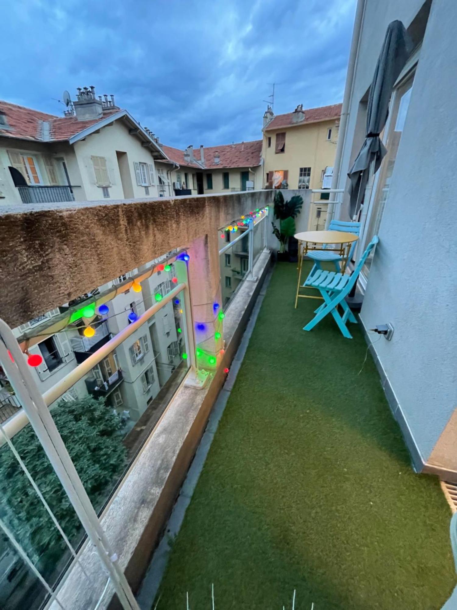 Charmant Studio Climatise Avec Terrasse Ensoleillee نيس المظهر الخارجي الصورة